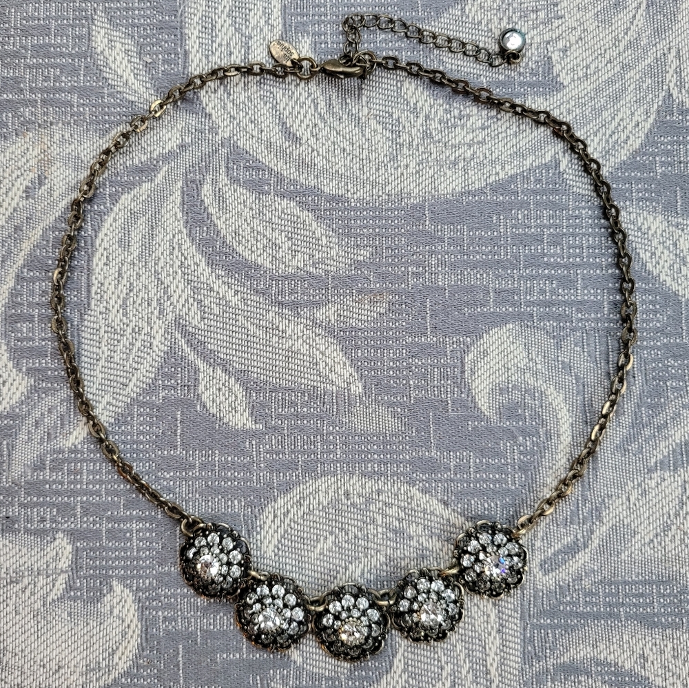 LIA SOPHIA | Vintage Style Rhinestone Neckkace